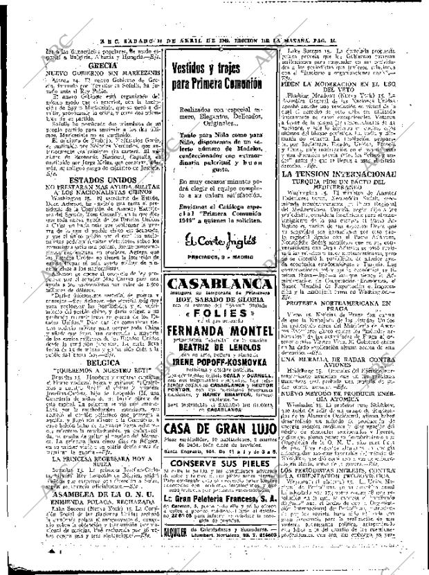 ABC MADRID 16-04-1949 página 16