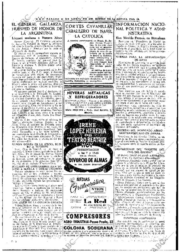 ABC MADRID 16-04-1949 página 18