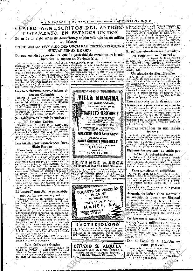 ABC MADRID 16-04-1949 página 25