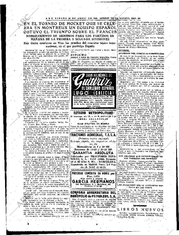 ABC MADRID 16-04-1949 página 28