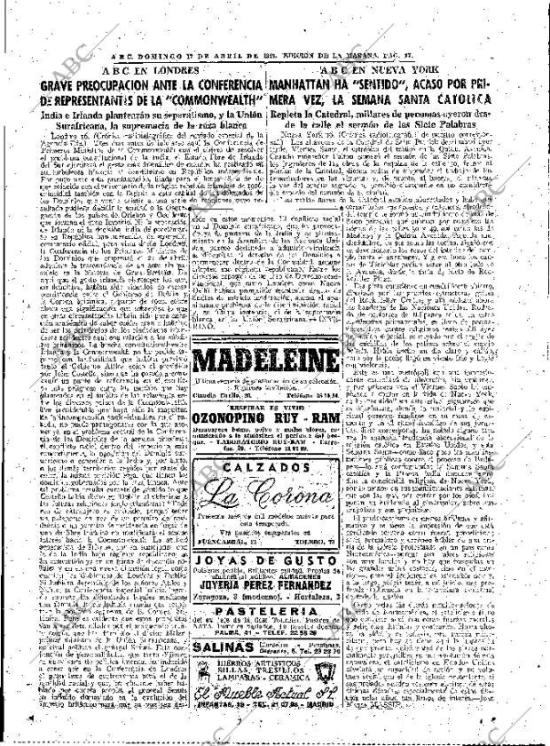 ABC MADRID 17-04-1949 página 17
