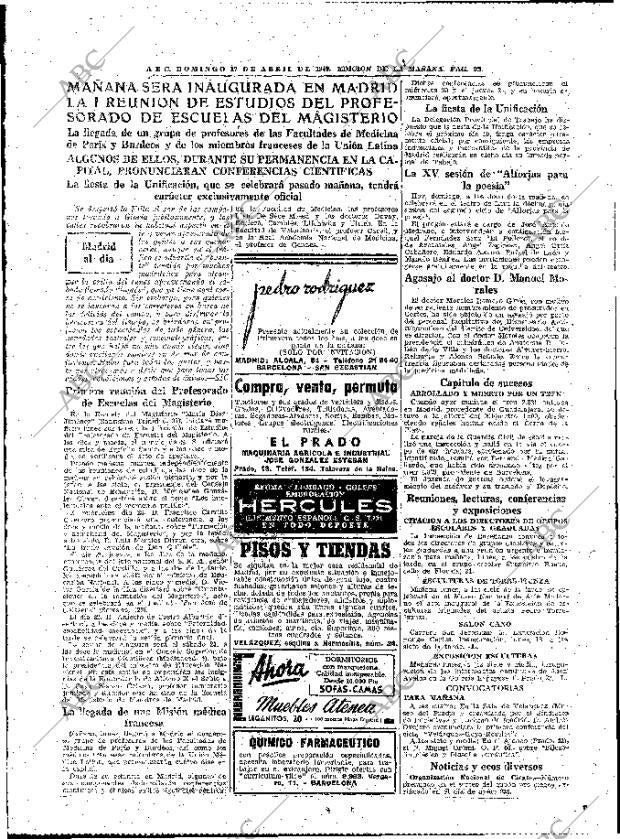 ABC MADRID 17-04-1949 página 22