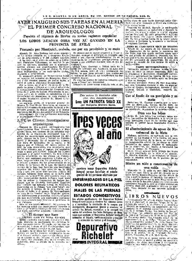 ABC MADRID 19-04-1949 página 21