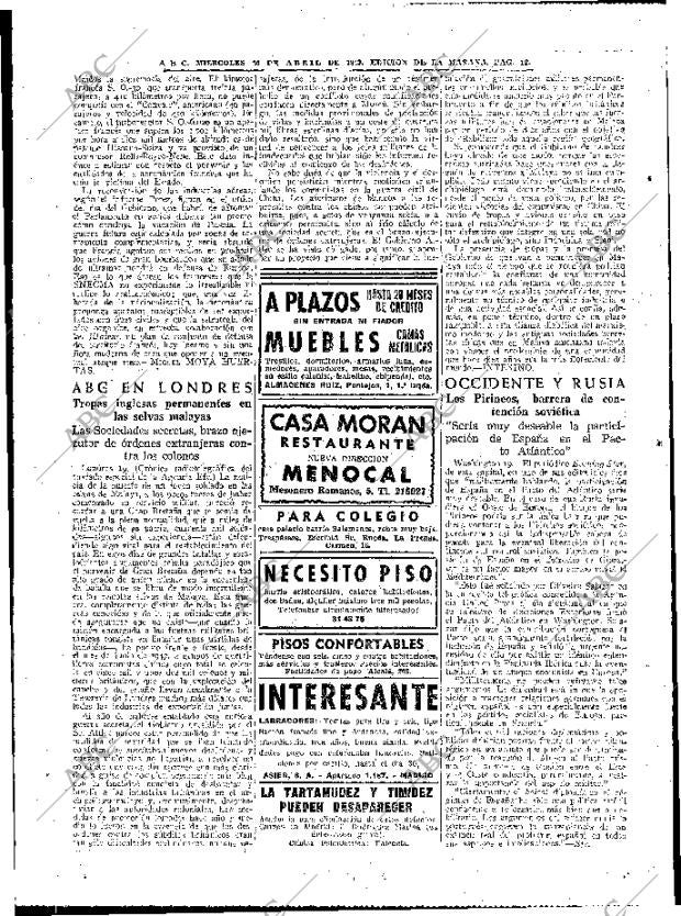 ABC MADRID 20-04-1949 página 12