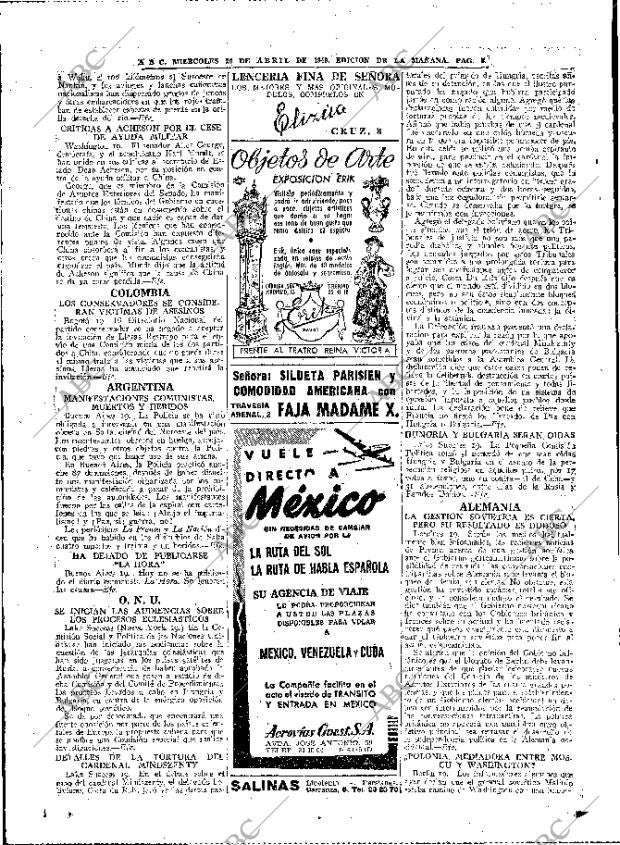 ABC MADRID 20-04-1949 página 8