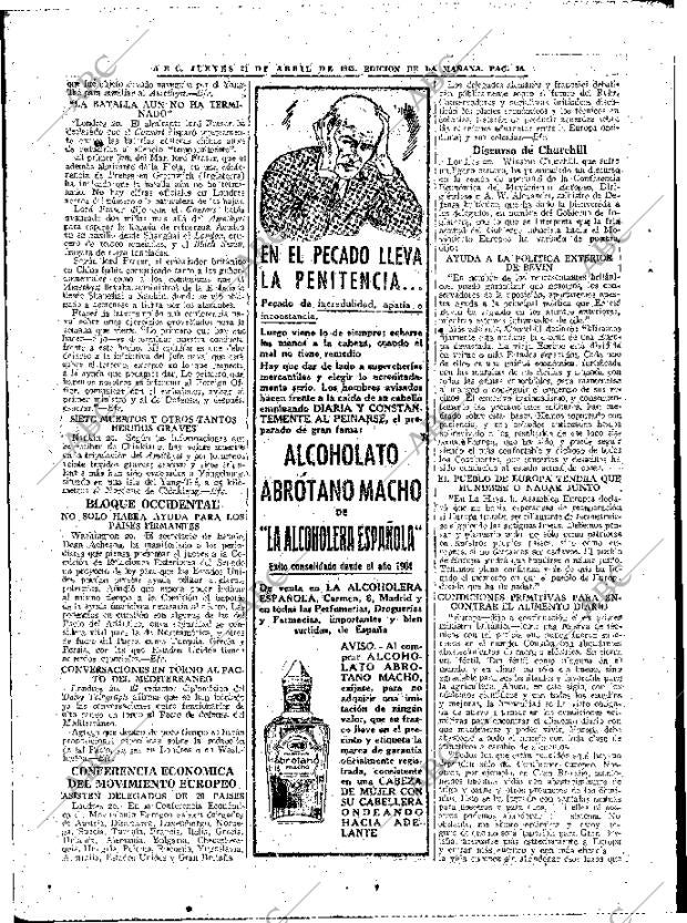 ABC MADRID 21-04-1949 página 14