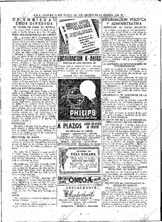 ABC MADRID 21-04-1949 página 16