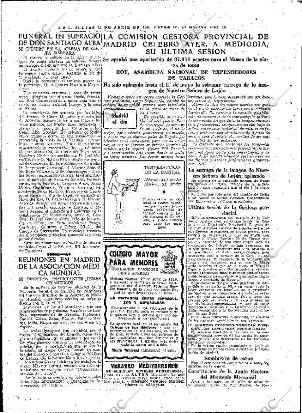 ABC MADRID 21-04-1949 página 20