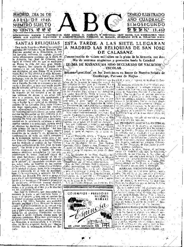 ABC MADRID 26-04-1949 página 15