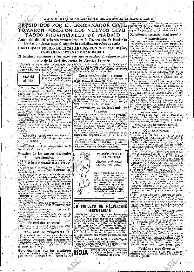 ABC MADRID 26-04-1949 página 21