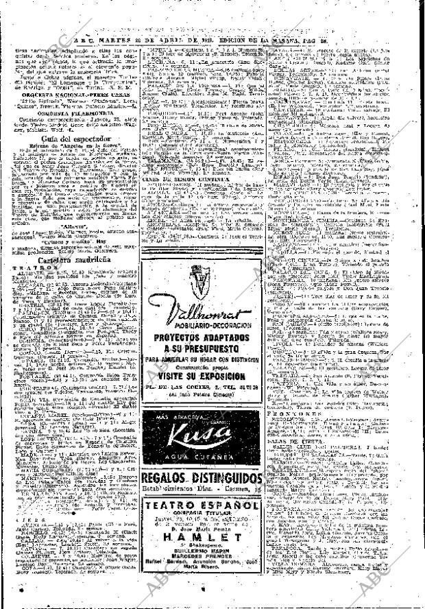 ABC MADRID 26-04-1949 página 28