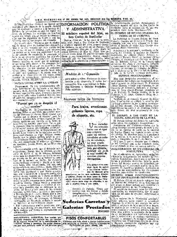 ABC MADRID 27-04-1949 página 11