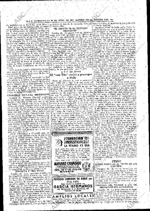 ABC MADRID 27-04-1949 página 14