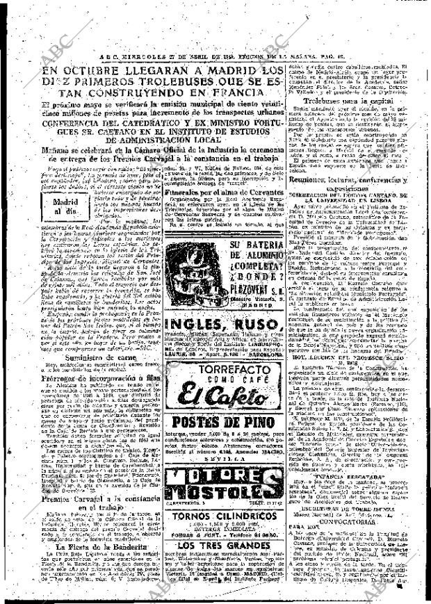 ABC MADRID 27-04-1949 página 19