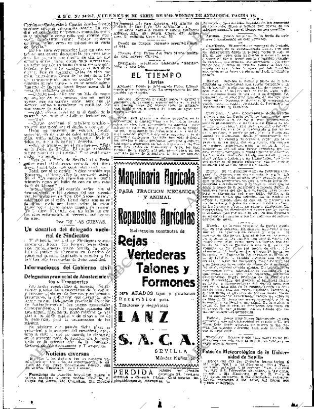 ABC SEVILLA 29-04-1949 página 16