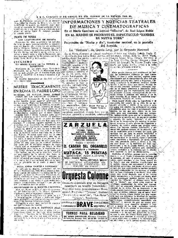 ABC MADRID 30-04-1949 página 21