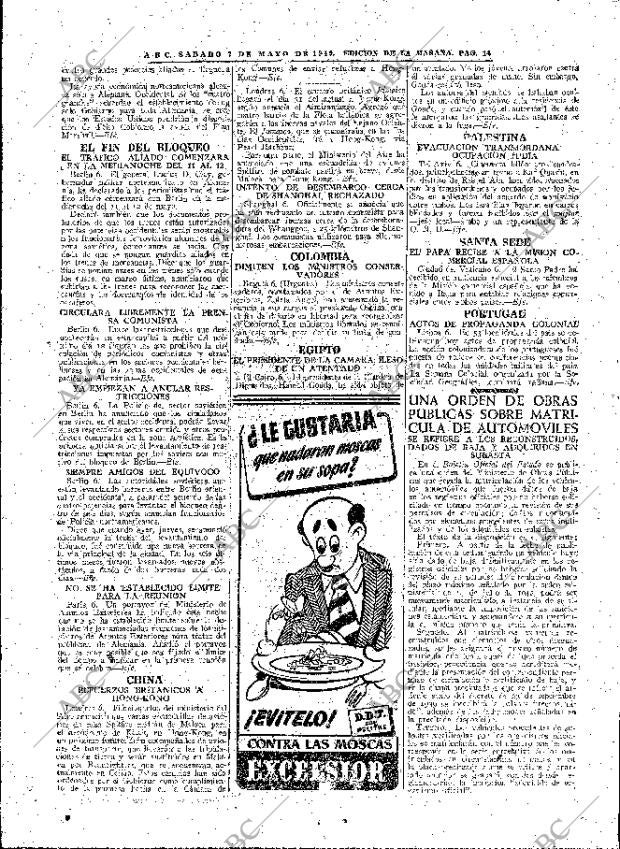 ABC MADRID 07-05-1949 página 14