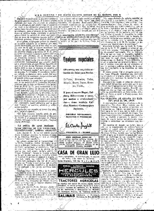 ABC MADRID 07-05-1949 página 8
