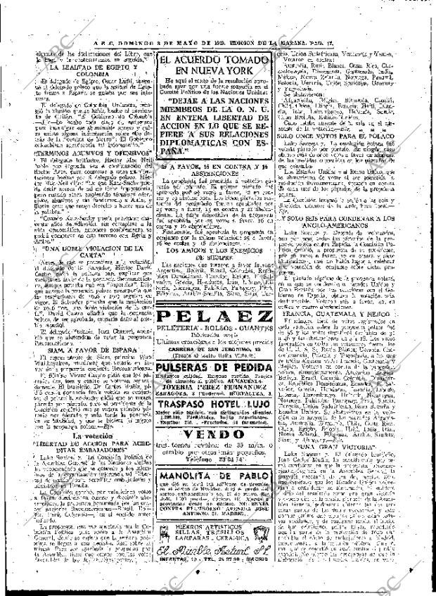 ABC MADRID 08-05-1949 página 17