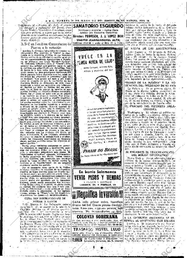 ABC MADRID 10-05-1949 página 16