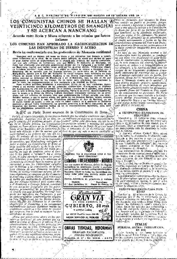 ABC MADRID 10-05-1949 página 19