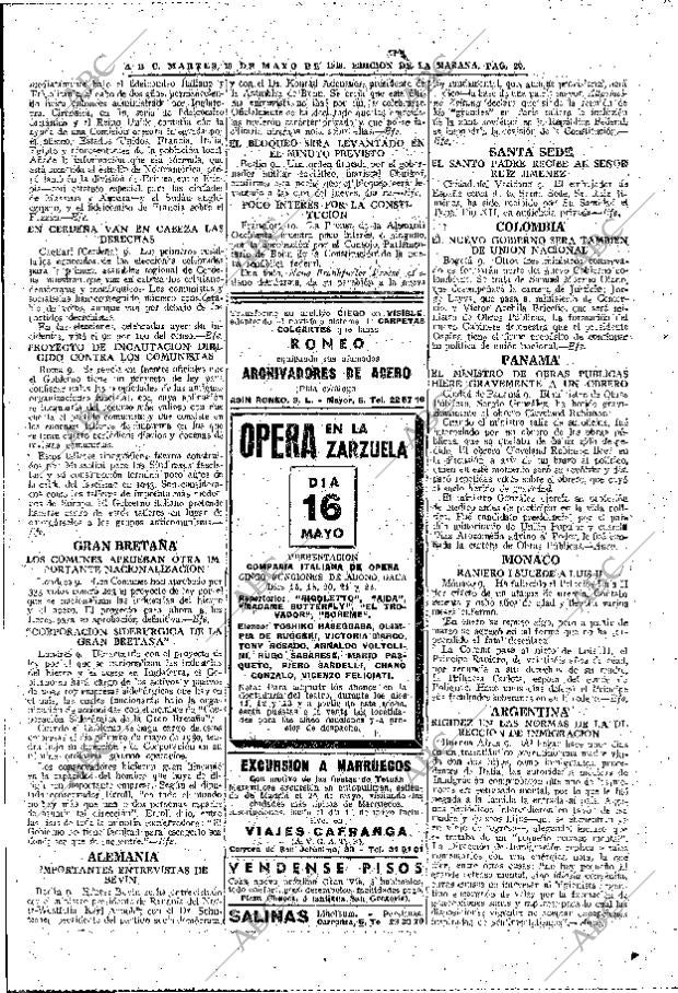 ABC MADRID 10-05-1949 página 20