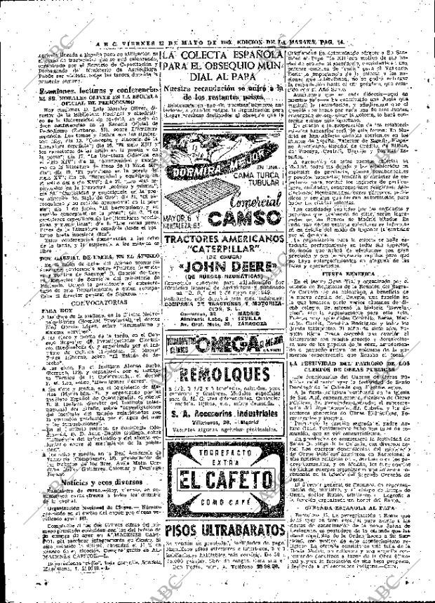 ABC MADRID 13-05-1949 página 14