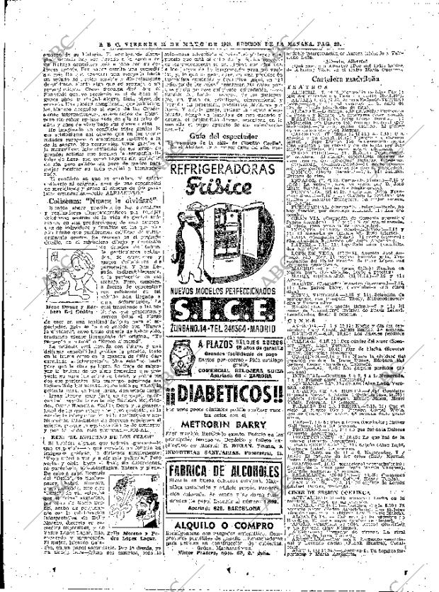 ABC MADRID 13-05-1949 página 20