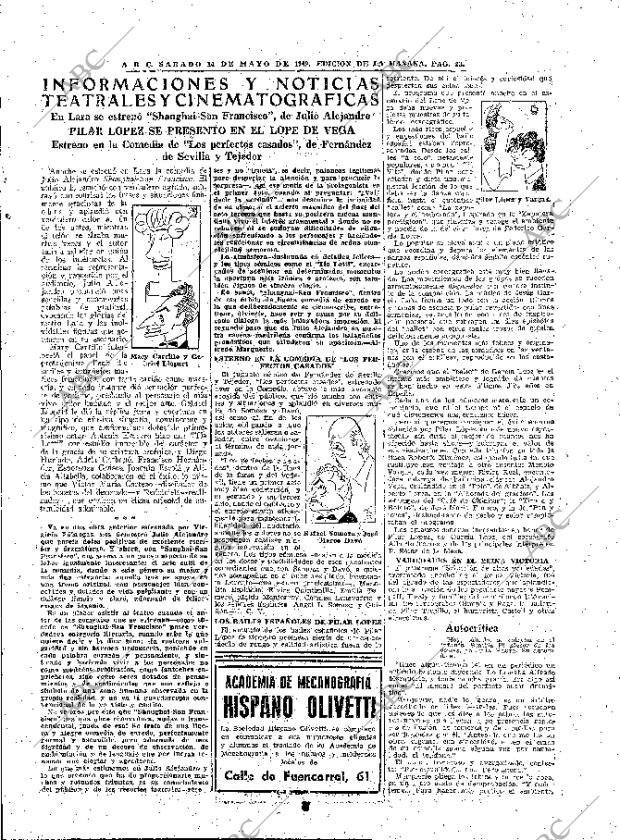 ABC MADRID 14-05-1949 página 23