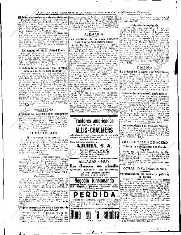 ABC SEVILLA 18-05-1949 página 4