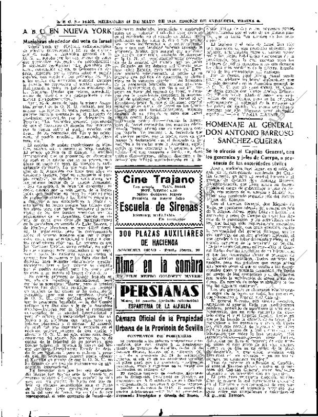 ABC SEVILLA 18-05-1949 página 6