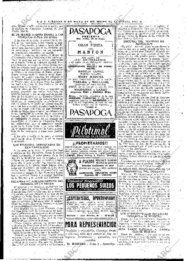 ABC MADRID 20-05-1949 página 14