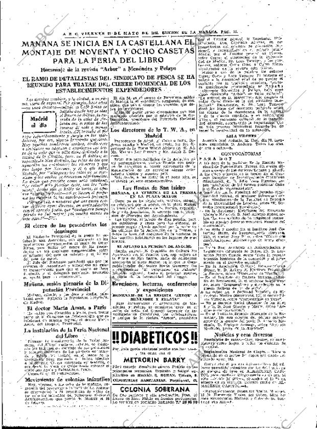 ABC MADRID 20-05-1949 página 15