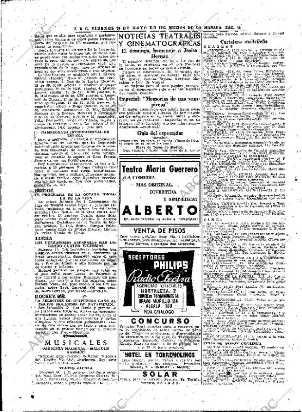 ABC MADRID 20-05-1949 página 20