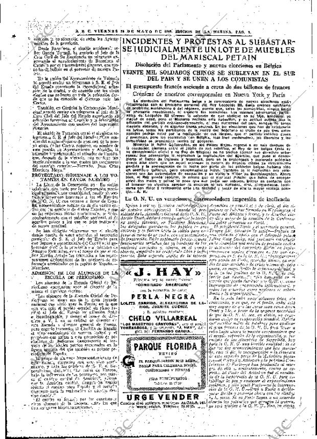 ABC MADRID 20-05-1949 página 9