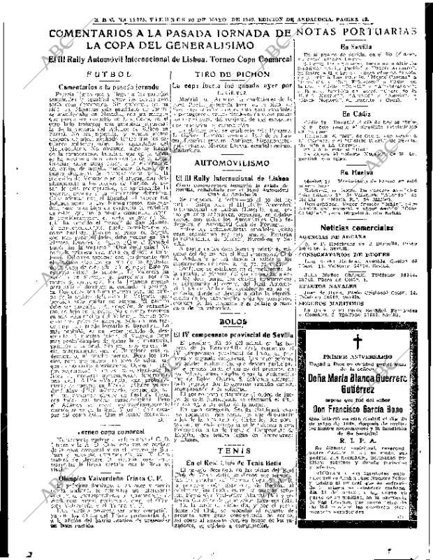 ABC SEVILLA 20-05-1949 página 13