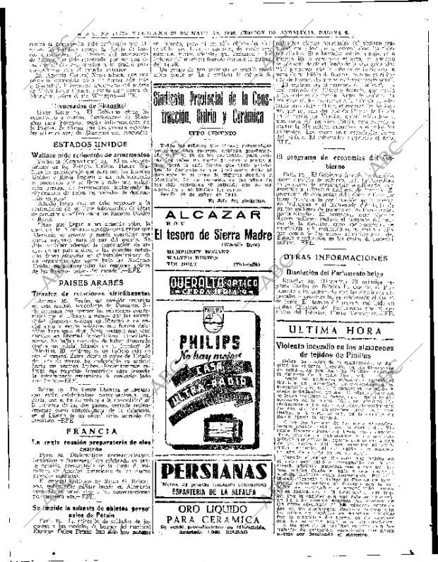 ABC SEVILLA 20-05-1949 página 8