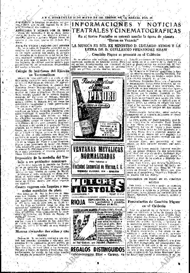 ABC MADRID 25-05-1949 página 19