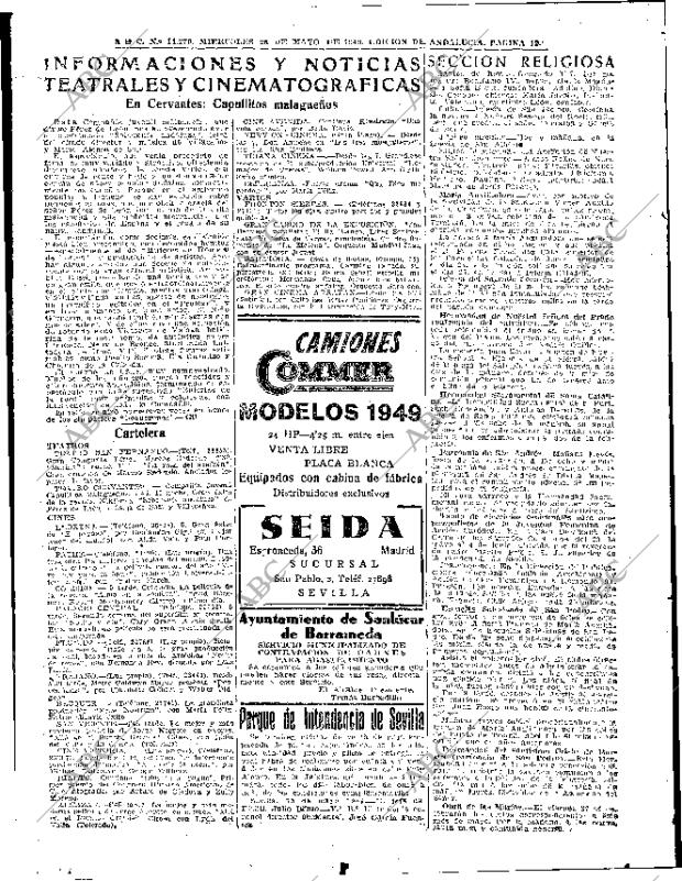 ABC SEVILLA 25-05-1949 página 12