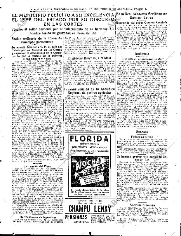 ABC SEVILLA 25-05-1949 página 9