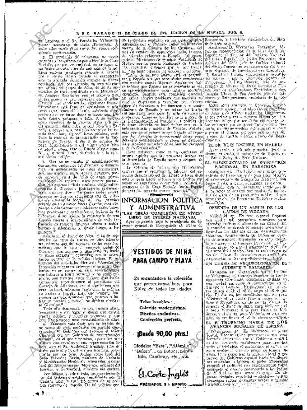 ABC MADRID 28-05-1949 página 8