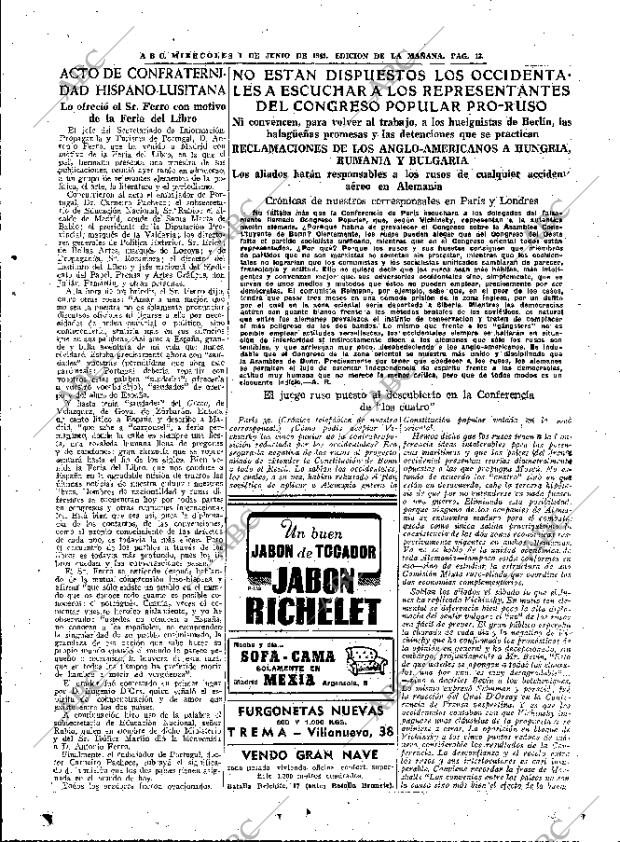 ABC MADRID 01-06-1949 página 13