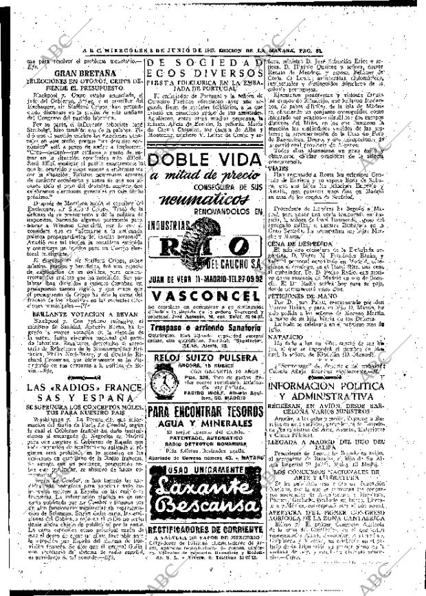 ABC MADRID 08-06-1949 página 22