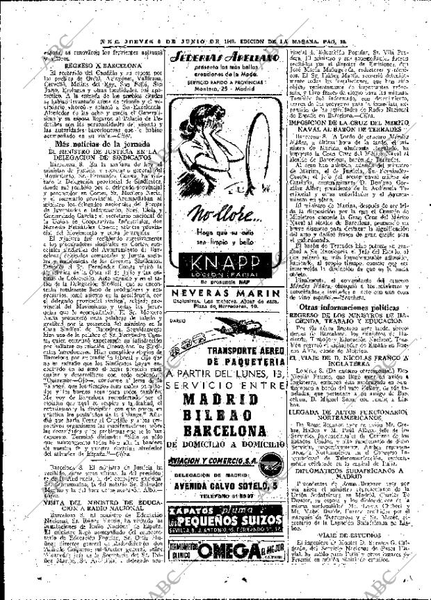 ABC MADRID 09-06-1949 página 10