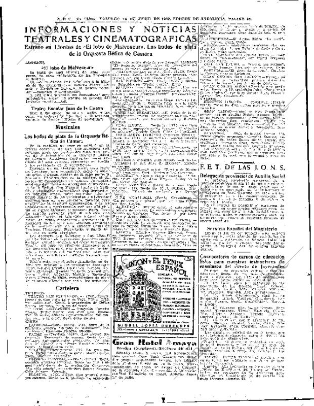 ABC SEVILLA 12-06-1949 página 16