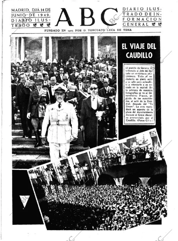 ABC MADRID 14-06-1949 página 1