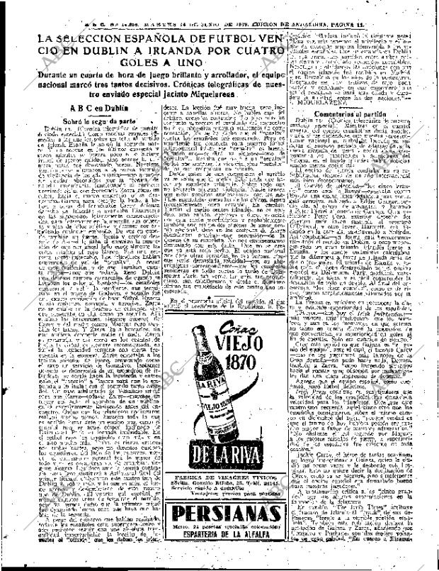 ABC SEVILLA 14-06-1949 página 11