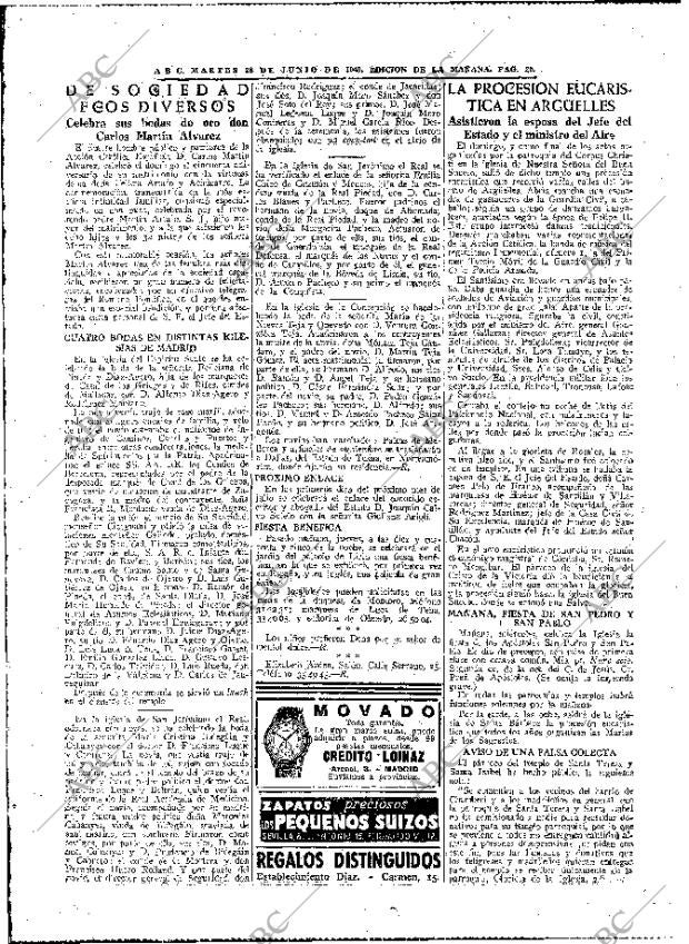 ABC MADRID 28-06-1949 página 20