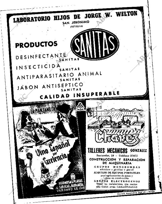 ABC SEVILLA 29-06-1949 página 16