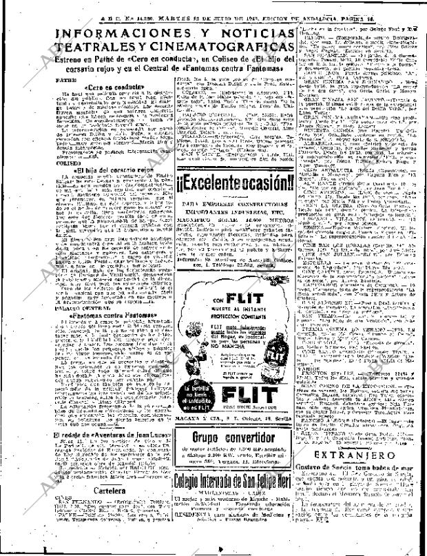 ABC SEVILLA 12-07-1949 página 14